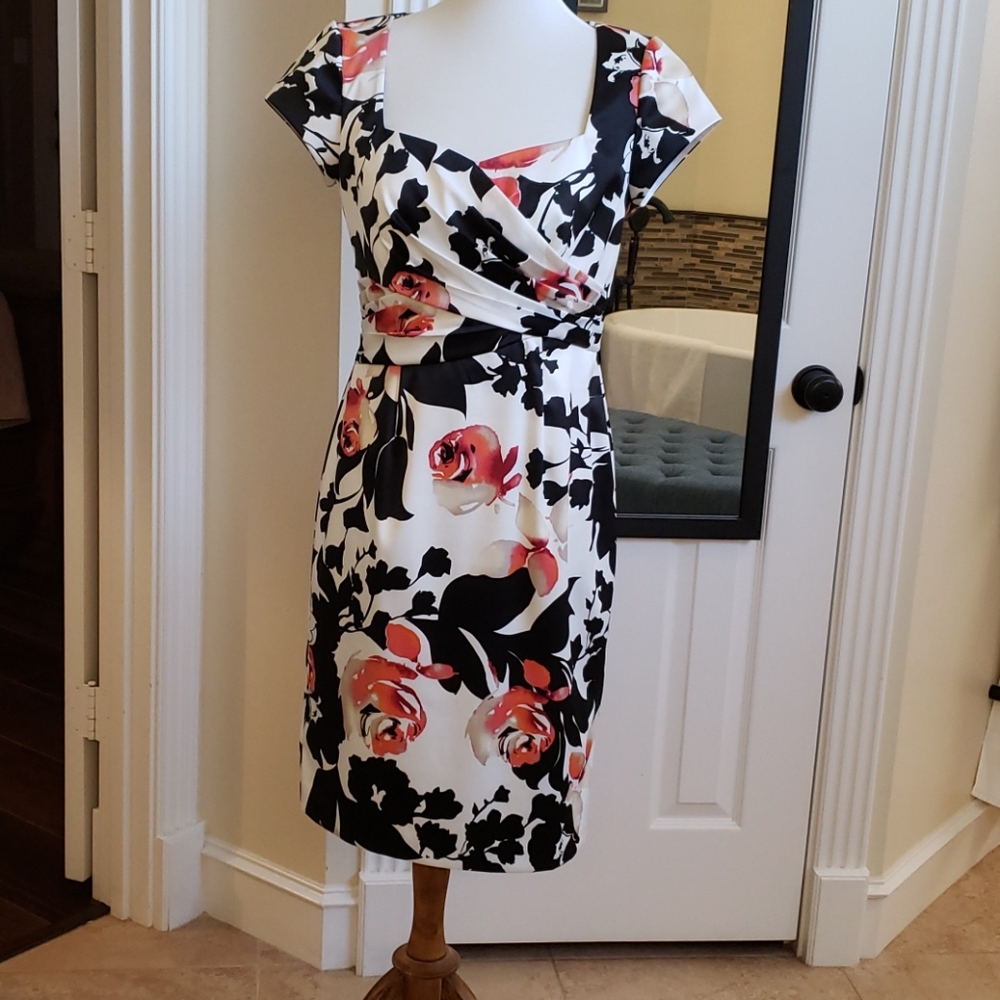 White house black market floral dress